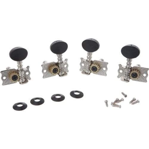OOTDTY Tuning Pegs Tuners Machine Heads 2R 2L for 4 String Ukulele Guitar Bass Parts Guitar knob