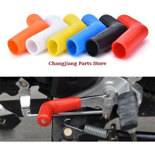 3/4" Rubber Clips Shift Sock Motorcycle Gear Shoe Protector - Sport Bike Accessory black Fits shifters up to wide and 2" long