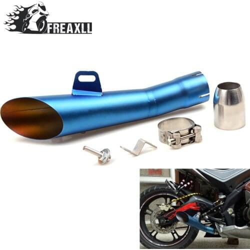35MM-51MM Universal Motorcycle Exhaust Pipe Escape Scooter Muffler With DB Killer For Honda CBR 600 RR C-ABS Hornet 600 900