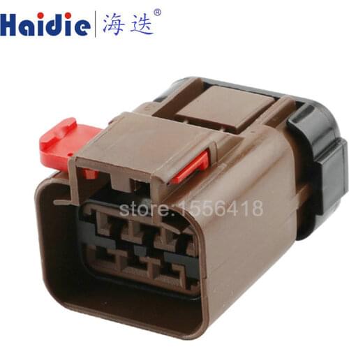 Free shipping 2sets 6pin plastic housing waterproof plug auto wiring harness sealed cable connector 54200608