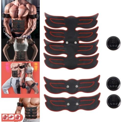 ABS Stimulator 8-Pad Ab Machine Portable USB Rechargeable Gym Home Abdomen Trainer Abs Workout Equipment Smart Machine