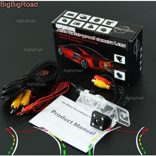 BigBigRoad Car Intelligent Track Rear View Backup Parking Camera For Nissan X-Trail X Trail XTrail 2014 2015 2016 2017