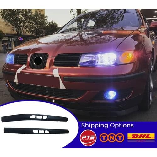 For Seat Toledo laguna model FRONT SPOILER BUMPER LIP Euro Spoiler Lip Universal 2 pcs Body Kit