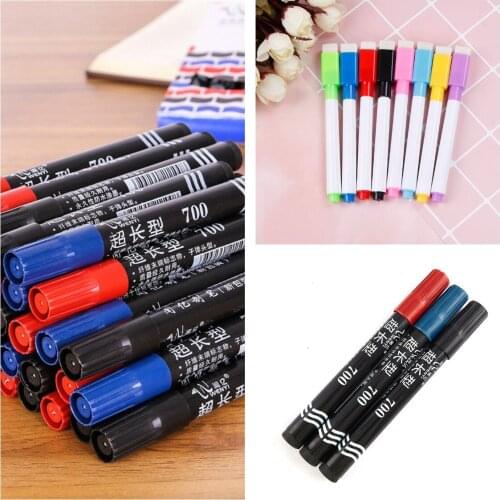 1/5/10pcs Permanent Paint Marker Pen Oily Waterproof Pen Pen Stationery Supplies