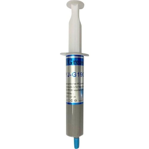 Hot Syringe Thermal Grease for CPU Heat Sink Paste Conductive Compound 30g Syringe Thermal Grease ABS Material