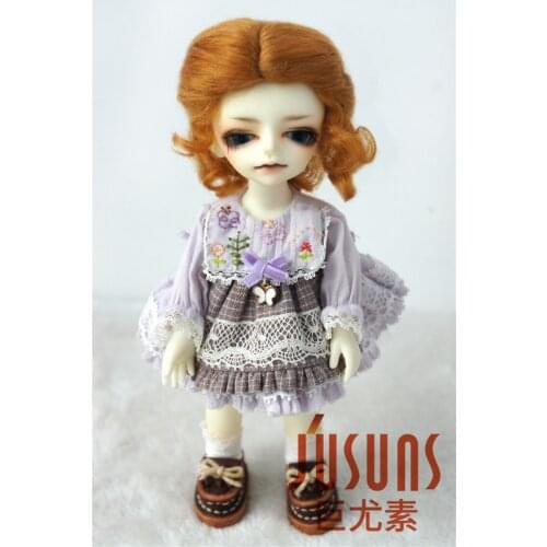 JD089 1/12 1/8 1/6 Lovely Twist BJD Mohair Doll Wig For Size 4-5inch 5-6inch 6-7inch Doll Mohair Hair Fashion Doll Accessories