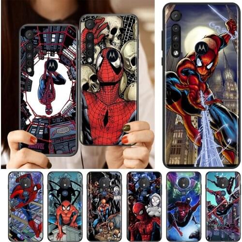 Spiderman Comic For Motorola G9 G8 G Stylus Power One Fusion Hyper Edge E7 E6 E6S 5G Plus Play Lite Phone Case