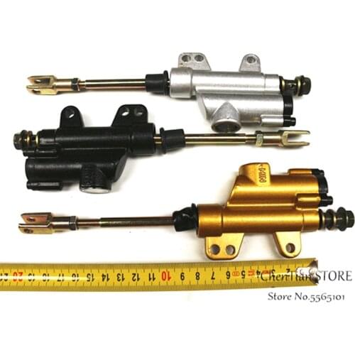 Motorcycle Motorbieke Universal Golden Cylinder Foot Rear Master Cylinder Hydraulic Pump Foot Brake