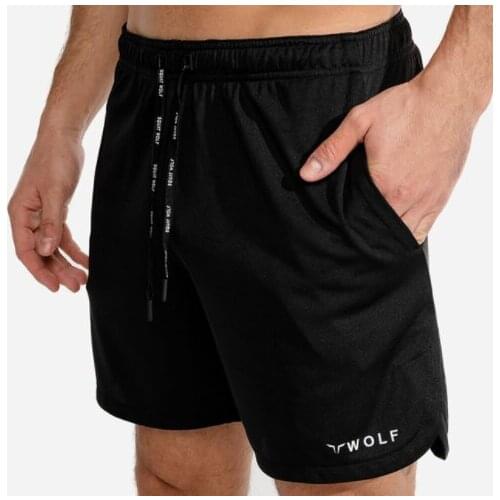 Mens Gyms Fitness Bodybuilding Shorts New Mens Sport Mesh Breathable Quick Dry Shorts Workout Training Summer Male Short Pants