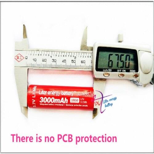 New Original Liter energy battery 18650B SD18650 Rechargeable Li-ion battery 3.7V 3000mAh There is no PCB protection