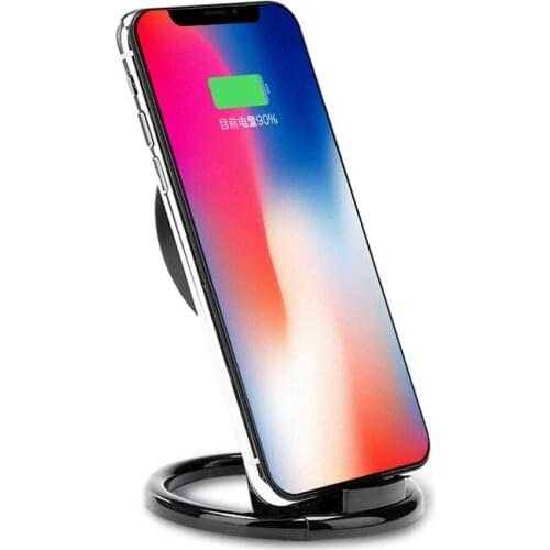 EtopLink New QI Wireless Charger Holder Stand For iPhone X Smart IC Wireless Fast Charger Phone Holder For iPhone 8 8 Plus