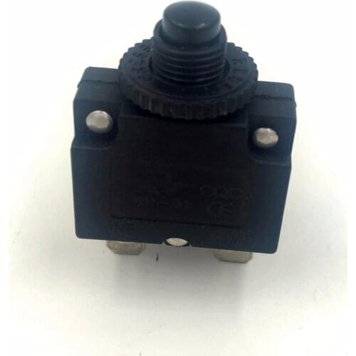 Thermal switch circuit breaker overload protector 3A 4A 5A 6A 8A 10A 15A 20A 25A 30A push button switch waterproof cover