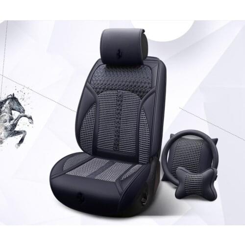 Universal car seat cover for Mercedes Benz A B C-Class Sedan CLA CLK CLS ML GLA GLK GLE S E G Class car accessories stickers
