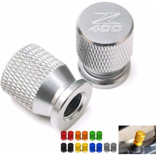 Z400 LOGO For Z400 Z 400 2019-2020 Motorcycle CNC Accessories Wheel Tire Valve Stem Caps Airtight Air Port Covers