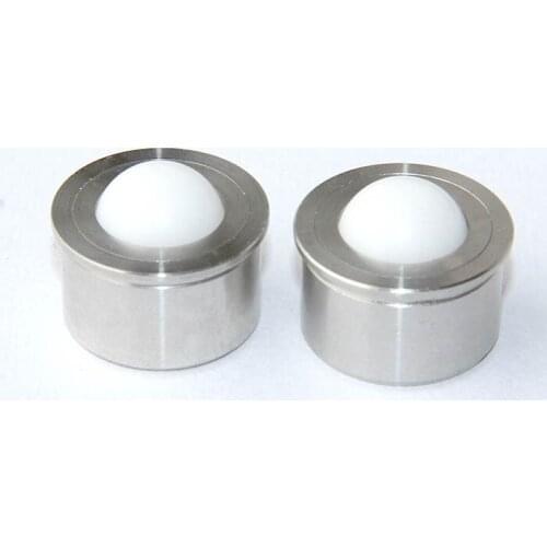 1pcs M7.5-M30 stainless steel press-in bead positioning screw polyacetal ball head universal roller plunger bolt 4mm-17mm long