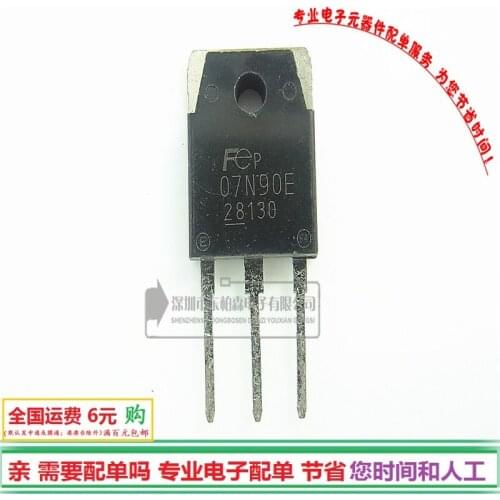 100% New original Import 07N90E field effect transistor NPN TO-3P road 7A900V genuine