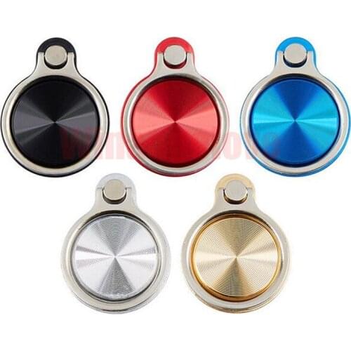 100pcs Universal CD Spin Metal 360 Degree Rotation Finger Ring Holder Stand For iphone 7 8 X samsung s8 s9 note 9