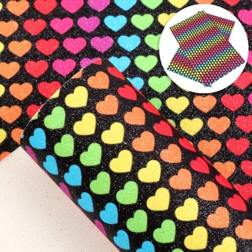 20*33cm Fine Glitter Valentines Day Faux Synthetic Leather Fabric For Bows Leather Crafts DIY Handmade Material,1Yc9025