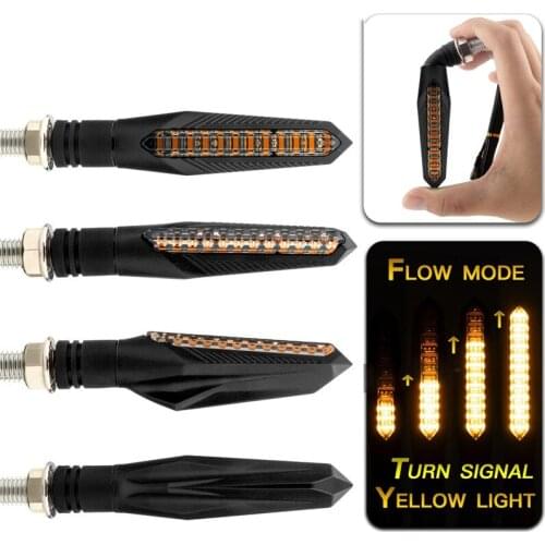 4/2pcs 12V for Motorcycle Turn Signal Light Arrow Amber Lamp Rear Flashing Signal Brake Lights Indicators for Honda for Yamaha