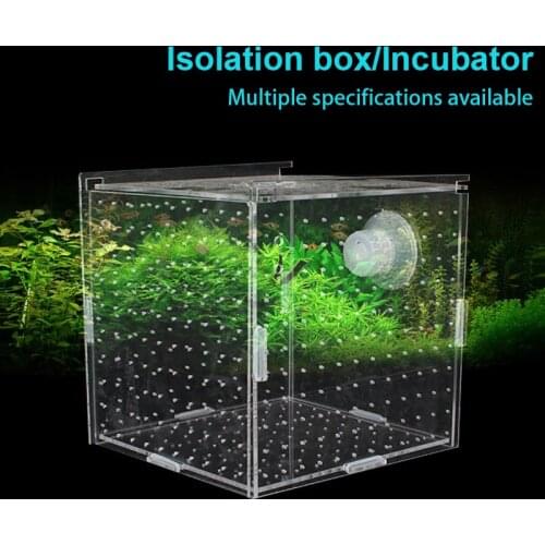 Newest Fish Tank Acrylic Isolation Box Breeding Box Large Fighting Fish Spawning Hatching Delivery Room For Aquarium Accessories