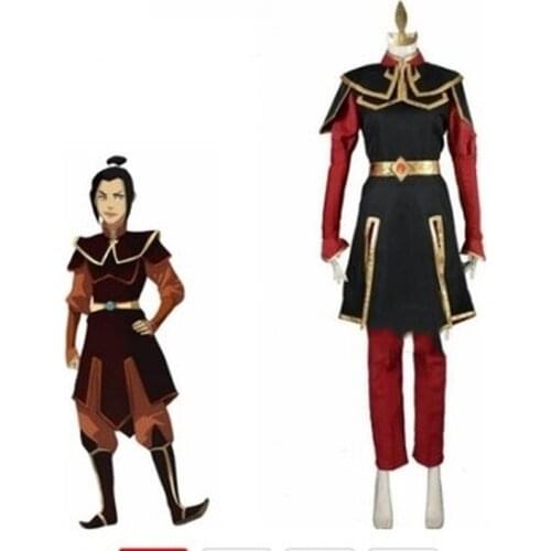 Anime Avatar: The Last Airbender Cosplay Costumes Azula Fire Nation Prince Role Play Costume Men Women Full Set Halloween Suits