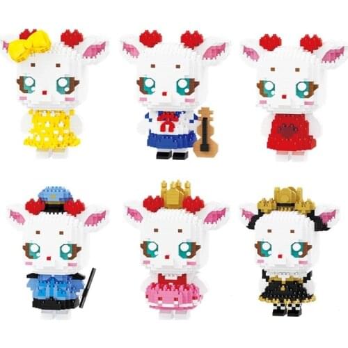 Balody Mini Blocks Cute Dear Model Cartoon Figure Anime Building Toy Juguetes for Kids Gift Girl Present Lovely Brinquedo 18307