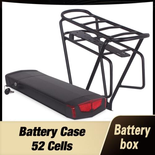 48V ebike battery case 36V Electric bike battery box Reention Double Layer luggage rack 10S5P 13S4P RB-3