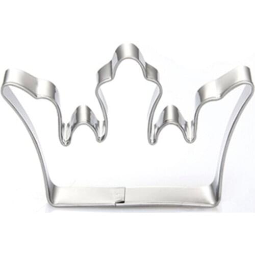 Court Crown Style Mousse Cookie Press Cutter Mould Biscuit Stamp Cake Mold Stamp Stainless Steel Pasta Tools Kitchen Accessories