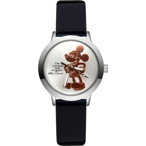 Fashion Cartoon Cute Style Childrens Watches Kids Student Girls Quartz Leather Wrist Watch JA145