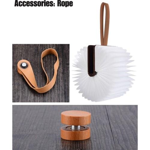 Cortex Rope Accessory for Wooden Foldable Pages Led Book Shape Night Lighting