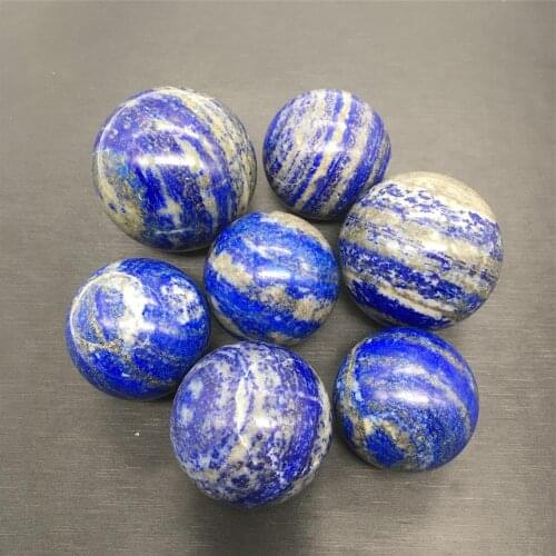 Natural lapis lazuli sphere quartz minerals crystals ball polished healing stones energy reiki home decoration