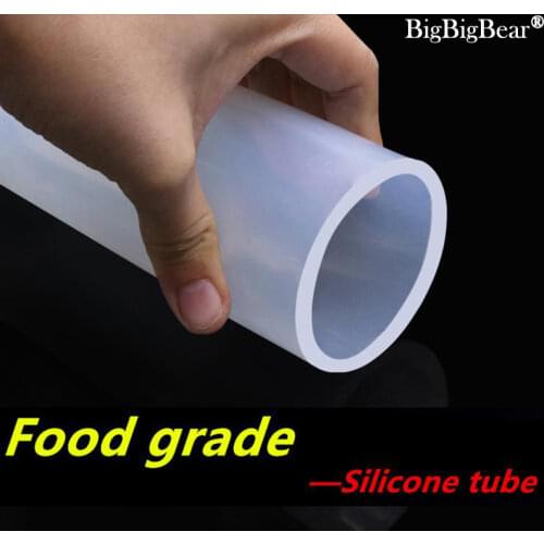 1M Food Grade Clear Transparent Silicone Rubber Hose 1 2 3 4 5 6 7 8 9 10 11 12 14 16 18 25 32 50mm O.D Flexible Silicone Tube