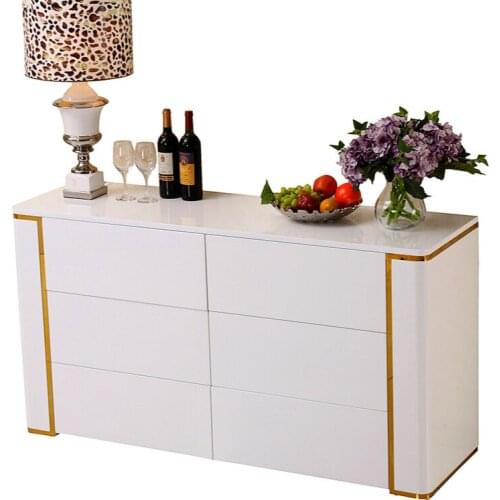 Cabinet tea cabinet multi-functional painted wine cabinet dining room cupboard living room storage cabinet customization