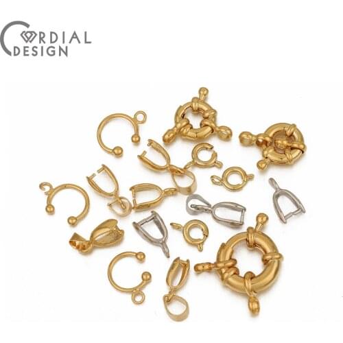 Cordial Design DIY Connectors/Clasps & Hooks/Jewelry Accessories/Hand Made/Genuine Gold Plating/Jewelry Findings & Components