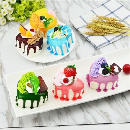 Dining room restaurant bakeshop bakehouse Cafe bakery tommy-shop decoration artificial heart fake cake model simulation food