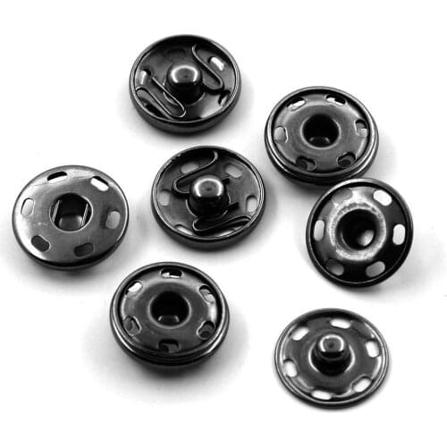 5pcs 7mm/10mm/21mm Small Metal Snap Fasteners Press Button Stud Sewing Accessory Purse Clasp Closures Button Craft