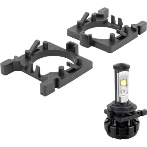 1Pair H7 LED Headlight Bulb Holder Adapter for Ford Focus Fiesta Mondeo Auto Accessories