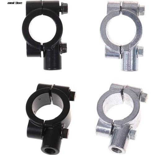 1Pc Motorcycle Handle Bar Mirror Mount Holder Rearview Handlebar Mirror Clamp