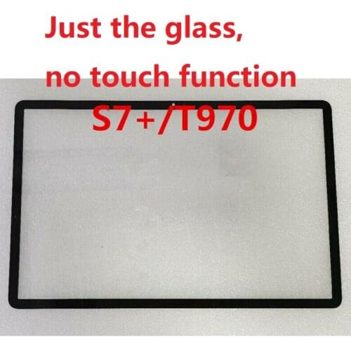 12.4-inch Tablet PC Touch Screen Glass Outer Panel Front Glass For Samsung Galaxy Tab S7 Plus T970 s7+ T975