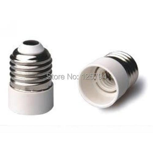 10pcs/lot free shipping High quality pass CE ROHS E14 to E27 lamp converter E27 to E14 lamp holder converter