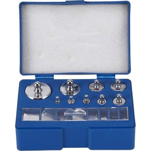 17Pcs 211.1g 10mg-100g Grams Precision Calibration Weight Set Test Jewelry Scale Counterweight