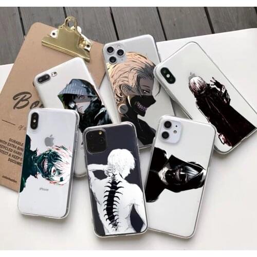 Tokyo Ghoul Anime Kaneki Ken Phone Case for IPhone 12 mini 11 Pro Max X XR XS MAX 8 7 6s Plus SE2020 Soft Clear Back Cover Coque