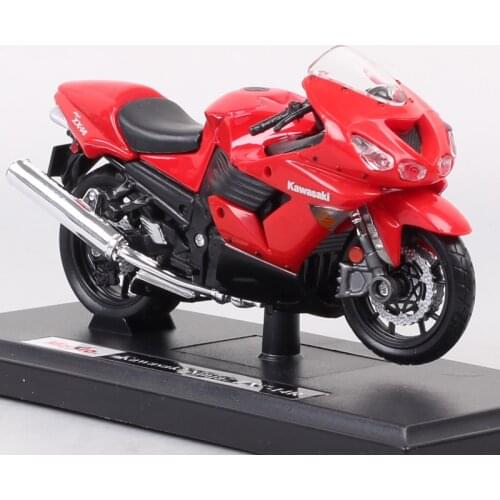 Kids 1:18 Scale Maisto Kawasaki Ninja ZX-14R 14R Super Sport Bike Motorcycle Model Diecasts & Toy Vehicles Toy Of Collection