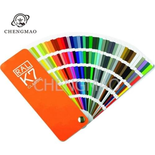Coating Powder Color Guid Chart Ral k7 Color Card