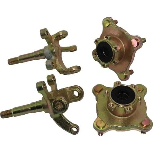 Big Bull ATV Accessories Strut Knuckle Spindles with Brake Disc Wheel Hubs fit150cc 200cc 250cc Go Kart Buggy UTV Bike Parts