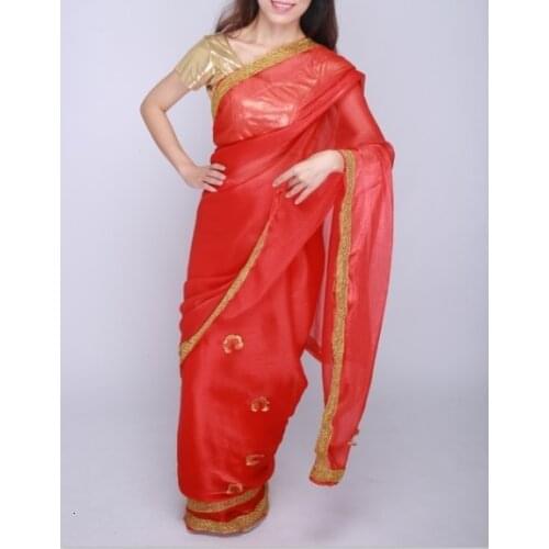 Indian pakistani Dress Wedding party dress sally for women clothing red in sari for women in india