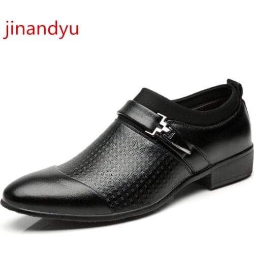 Big Size 48 Classic Business Dress Shoes Men Brown Black Shoes Male Wedding Dress Fashion Mens Leather Loafers Formal Shoes