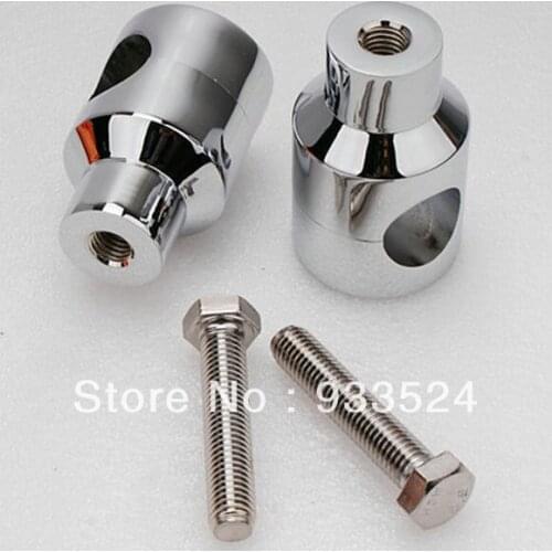 Motorcycle Accessories Parts 1 Pair Shorty Chrome Billet 1" Handlebar Riser For Honda Suzuki Yamaha Kawasaki Cruiser