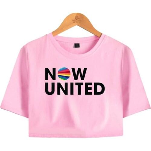 New Fashion Harajuku Ulzzang Crop Tops Streetwear Now United T Shirt Men/women Hip Hop Tshirt Female Short Sleeve Tee Shirt Femm