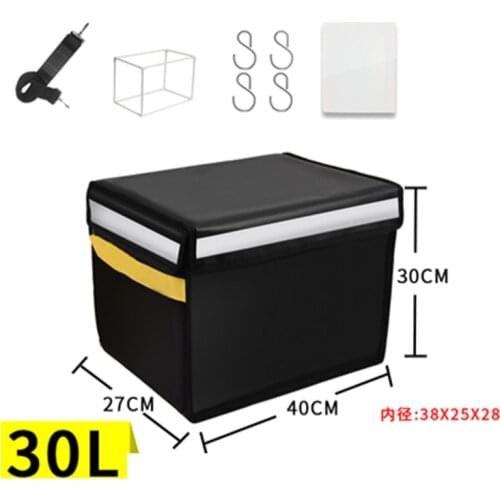 30L shopping bags large takeaway backpack/bags fast food pizza delivery ice box waterproof refrigerated insulation lunch bags